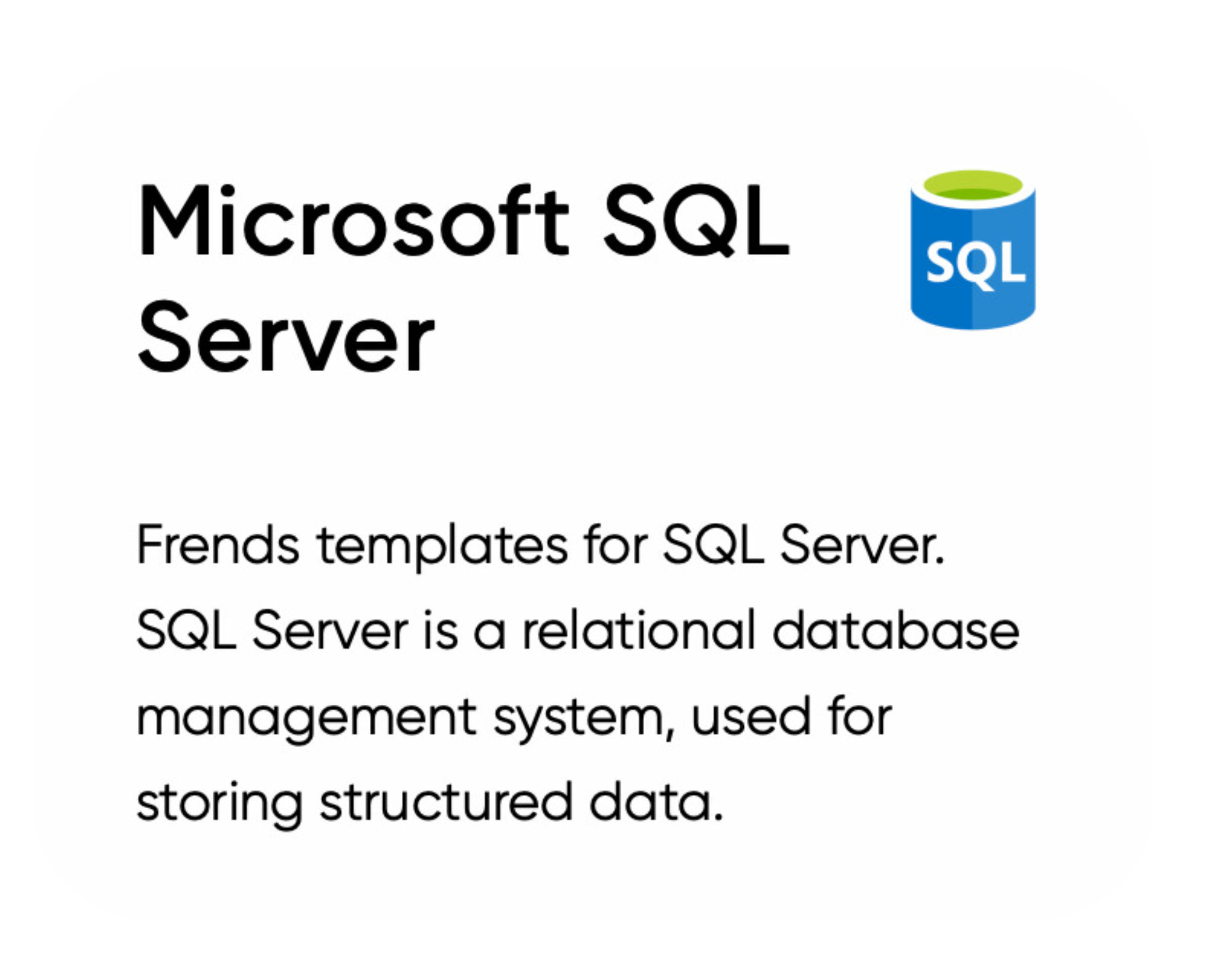 MS SQL