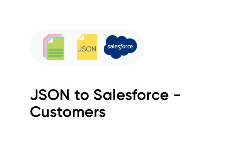 JSon to Salesforce Customers