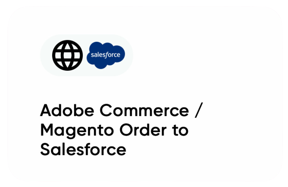 Magento Order to Salesforce