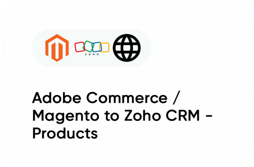 Magento to Zoho products